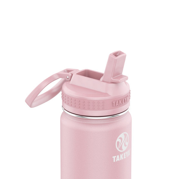 Actives Water Bottle With Straw Lid